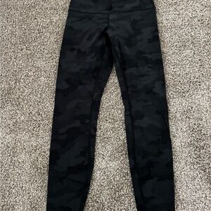 lululemon athletica Black Camo High-Rise Leggings
